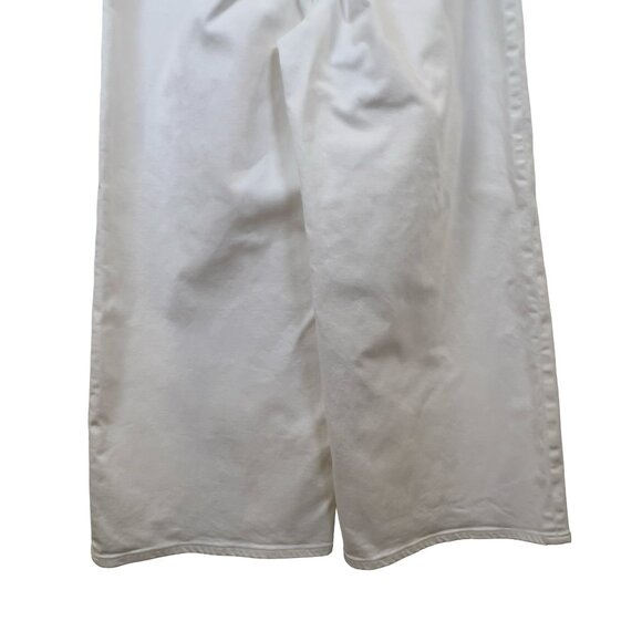 J. Crew White Rayner Wide Leg Cropped Jeans Size 31 - Picture 5 of 8